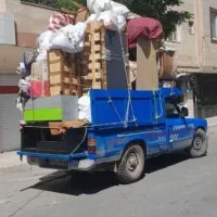 باربری حجت بار مشهدنیسان خاور وانت باکارگر حرفه ای