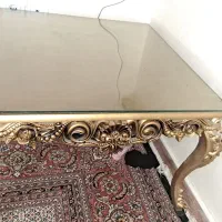مبلمان استیل ۷ نفره و جلو مبلی وعسلی|مبلمان خانگی و میز عسلی|تهران, امام حسین|دیوار
