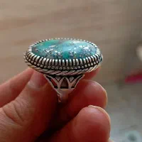 انگشتر فیروزه و عقیق و تسبیح