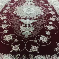 فرش 6متری زرشکی  یه رنگ یه مدل