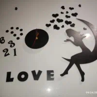 ساعت طرح دختر