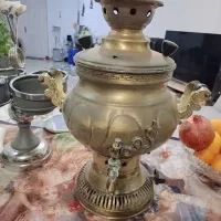 سماور برنجی گازسوز سالم چند ماه استفاده شده