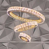 لوستر راما مدل نگینی سه طبقه