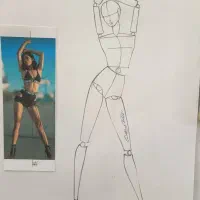 پروژه دانشجویی طراحی لباس و دوخت لباس