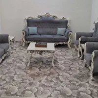 مبل 7 نفره .میز تلویزیون. میز غذا خوری 6نفره