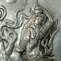 تابلو مس قلم مهر دار|کلکسیون اشیاء عتیقه|فولادشهر, مسکن مهر فولادشهر|دیوار