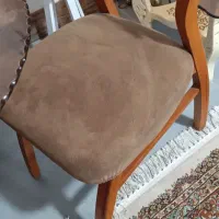 میز نهارخوری 4 نفره با صندلی های مبلی (چوب راش)|میز و صندلی غذاخوری|زرندیه, |دیوار