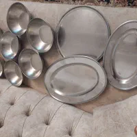 ظروف استیل شکلاتخوری نو   دوغ خوری سنتی