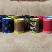 تعدادی جاقلمی وجای لوازم آرایشی