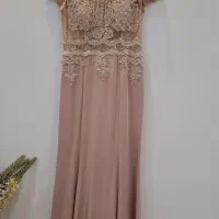 پیراهن مجلسی رنگ گل‌بهی