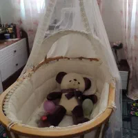 گهواره چوبی نو