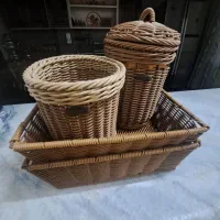 ظروف حصیری وجا کارد وچنگاال جنس استیل  اصلی سنگین