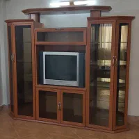 ویترین آینه دار بوفه میز تلویزیون
