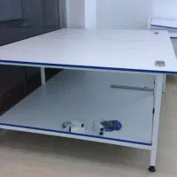 میز برش 290*170 سانتی پایه آهنی دو طبقه