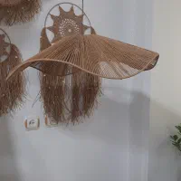 لوستر و اباژور رافیا عمده و تکی|لوستر و چراغ آویز|تهران, منیریه|دیوار