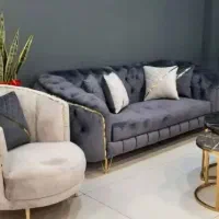 مبل چستر پایه استیل//