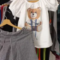 ست تیشرت و دامن دخترانه