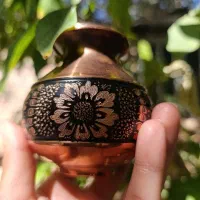 گلدان مس و الماس تراش