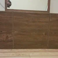 روشویی کابینتی طرح چوب