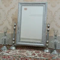 آینه و شمعدان کاملا نو و سالم|آینه|زاهدان, |دیوار