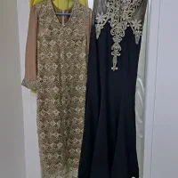 ۲ تا پیراهن مجلسی و مانتو شلوار