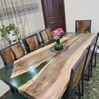 میز غذاخوری چوب رزین