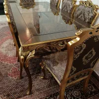 مبل سلطنتی 9نفره و ناهارخوری 8نفره|مبلمان خانگی و میز عسلی|بناب, |دیوار