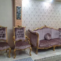 سرویس کامل مبلمان استیل کار دست پارچه ترک|مبلمان خانگی و میز عسلی|تهران, امیریه|دیوار