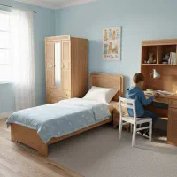 میز تحریر باکس دار آشین  کتابخانه دار کد ۷۴۳۷