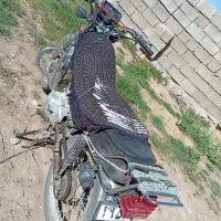 موتور سیکلت 125مدل 87پلاک قدیم مرطب