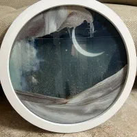 تابلو شنی/ساعت شنی/دکوری/تزئینی/لوکس