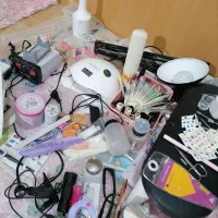 وسایل کامل کامل کاشت ناخن مخصوص کار نه کاراموزی