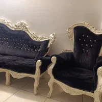 مبل ۷ نفره و آینه کنسول|مبلمان خانگی و میز عسلی|تهران, هرندی|دیوار