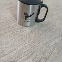 لیوان استیل درب دار