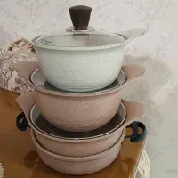 قابلمه گرانیتی 8پارچه|ظروف پخت‌وپز|تهران, دریاچه شهدای خلیج فارس|دیوار