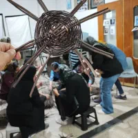 اموزش سبدبافی آمورش ارغوان بافی سبدبافی حصیربافی