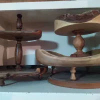نیروی خانم مسلط به چوب تراشی ظروف