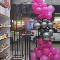 تم تولد.ریسه بادکنک دومتری با استند فلزی فقط270|اسباببازی|قم, دروازه ری|دیوار