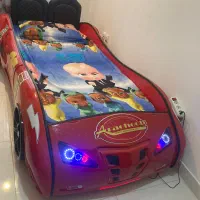 تخت ماشینی کودک|تخت و سرویس خواب|رشت, شهرک پردیسان|دیوار