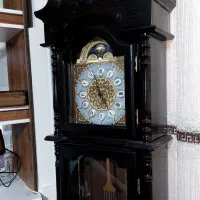 ساعت ایستاده تمام چوب