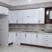 کابینت تمام چوب آشپزخانهMDF//هایگلاسBEH4451|مصالح و تجهیزات ساختمان|قم, انصار‌الحسین|دیوار
