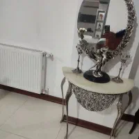 آینه و شمعدان و میز ،جنس برنز