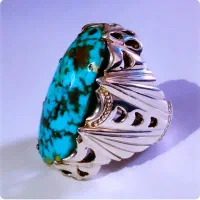 انگشتر فدیوم سفارشی سنگین بافیروزه نیشابورکلکسیونی|کلکسیون و سرگرمی|تهران, پونک|دیوار