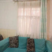 پرده ومبل با پرده حریر