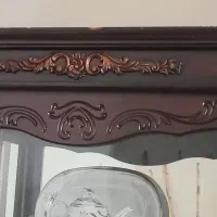 بوفه چوب گردو کاملا سالم و تمیز شیک|بوفه، ویترین، کنسول|شهریار, شهرک وائین|دیوار