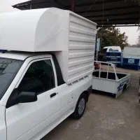 پراید وانت مدل ۱۴۰۱،اتاق مسقف فلزی و لاینر بابل|خودرو سواری و وانت|قدس, شهرک صنعتی گلگون|دیوار