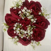 پذیرش سفارش باکس گل/ دسته گل عروس و گل تزیینی|گل مصنوعی|رشت, کوی حسینی|دیوار