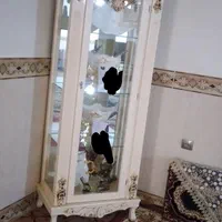میز تلوزیون جاکفشی ساعت ایستاده و آینه شمدان وبوفه|بوفه، ویترین، کنسول|خرمدره, |دیوار