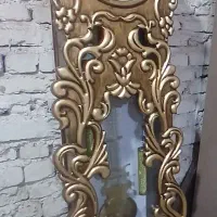 ساعت ایستاده تمام چوب طلایی