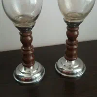 شمعدان های چوبی قدیمی